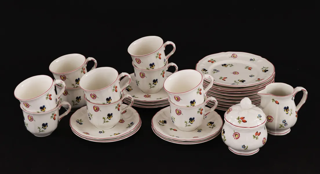 Kaffeservisdelar, "Petit Fleur", Villeroy & Boch