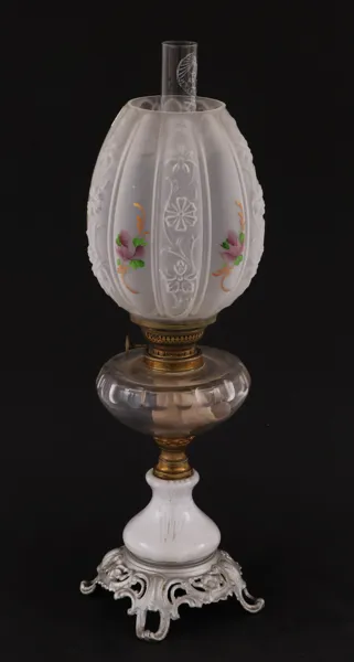 Bordsfotogenlampa, tidigt 1900-tal