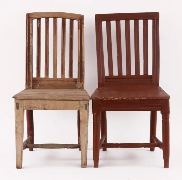 Stolar 2st, gustaviansk allmoge, 1800-tal