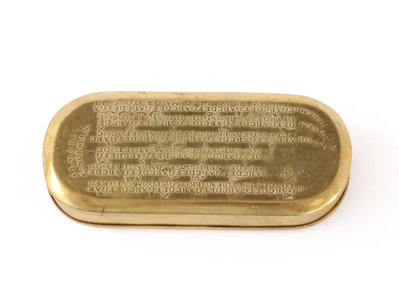 Kalenderdosa, C:Norman, daterad 1787