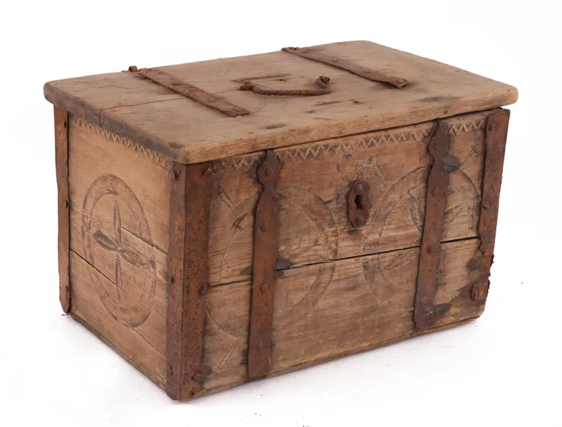 Kista, allmoge, daterad 1723