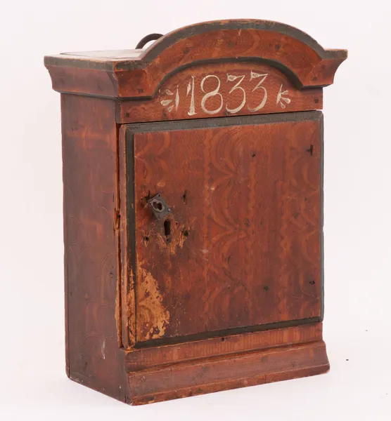 Väggskåp, allmoge, daterat 1833