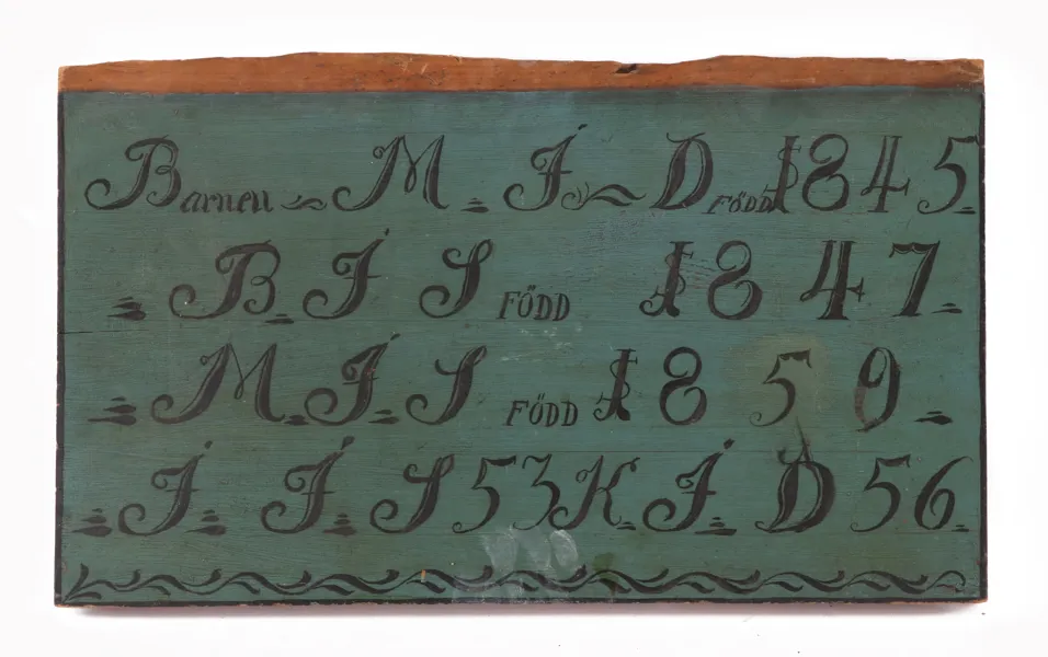 Panel, allmoge, 1800-tal