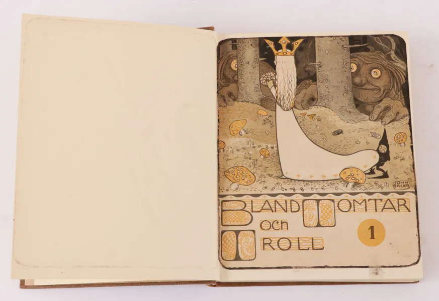 Inbundna böcker , "Bland tomtar och troll", bl.a. 1907