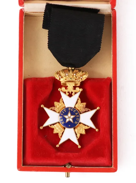 Ordensmedalj i 18k, Nordstjärneorden