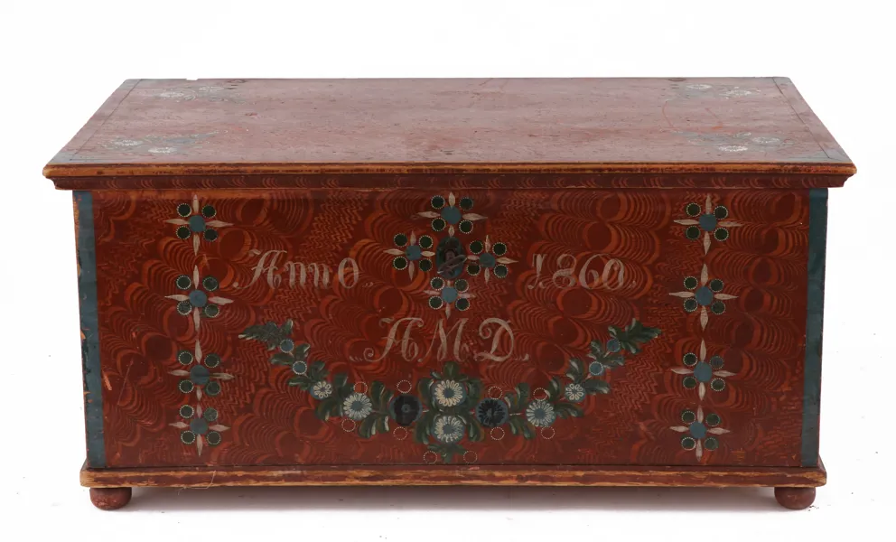 Kista, allmoge, Bjursås, Dalarna, daterad 1860