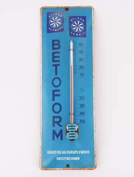 Emaljerad termometer, Betoform
