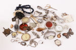 Parti bijouterier, bl.a. silver