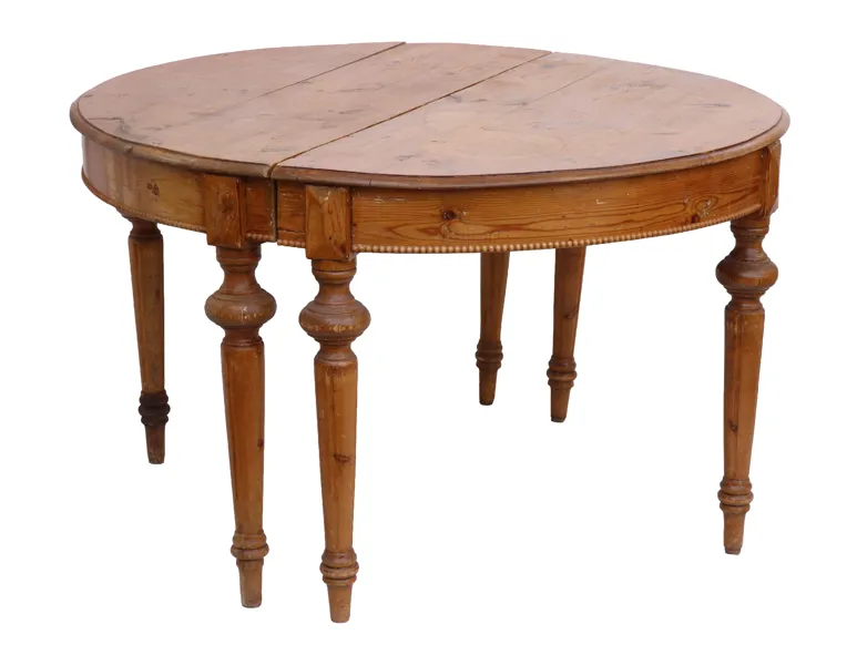Matbord, 1800-talets slut