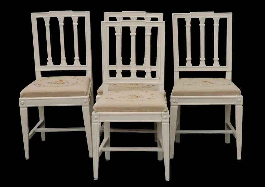 Stolar 4st, gustaviansk stil, 1800-tal