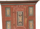 Skåp, allmoge, Lima, Dalarna, daterat 1856