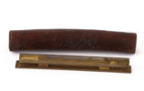 Vattpass med läderfodral, daterat 1875