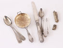 Parti silverföremål, bl.a. 1800-tal