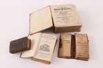 Antika böcker 4 delar, bl.a. 1741
