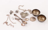 Parti silverföremål, bl.a. sterling
