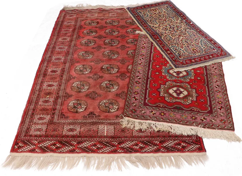 Handknutna mattor 3st, orientaliska