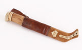 Kniv med slida, monogramsignerad JA