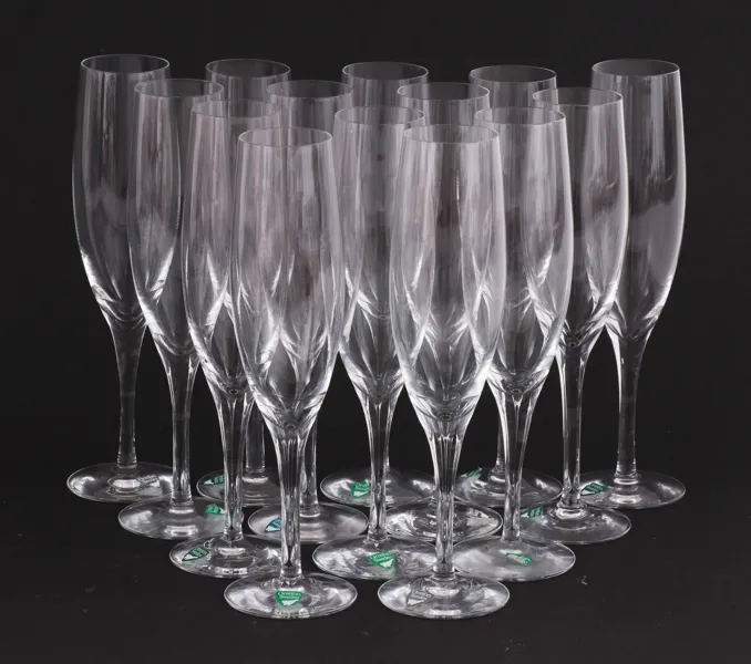 Champagneglas 14st, Orrefors