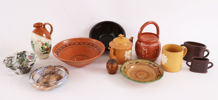 Keramik 12 delar, bl.a. 1800-tal
