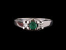 Ring i 18k vitguld