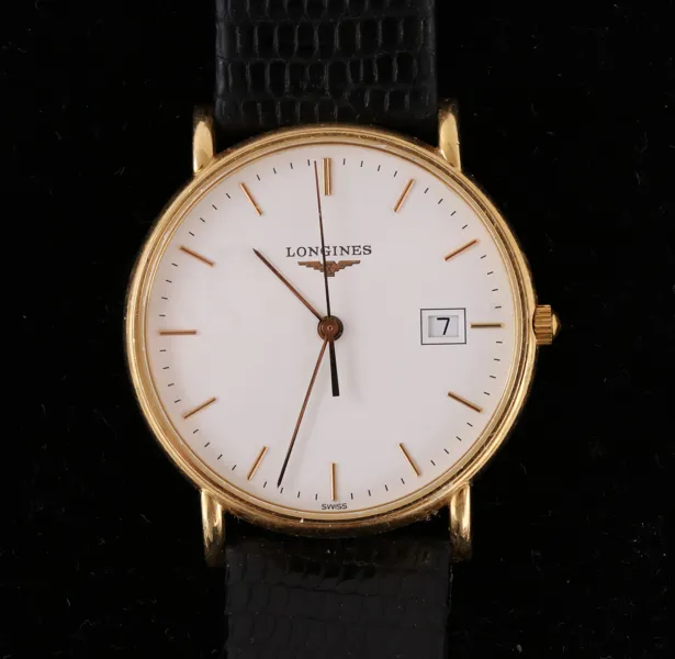 Herrarmbandsur i 18k, Longines