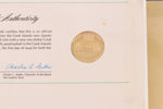 Förstadagsbrev med guldmynt, 100 Dollar, Elizabeth II, 1977