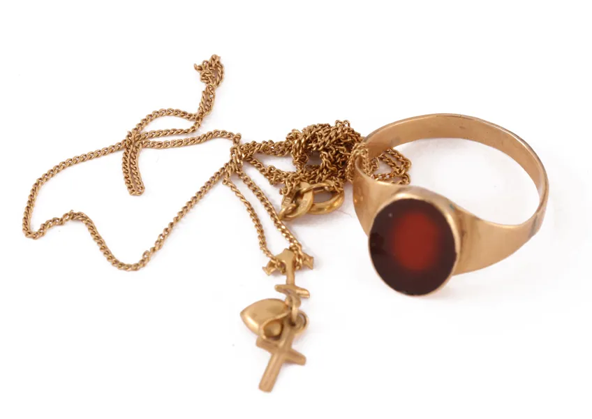 Guld 2 delar, 18k