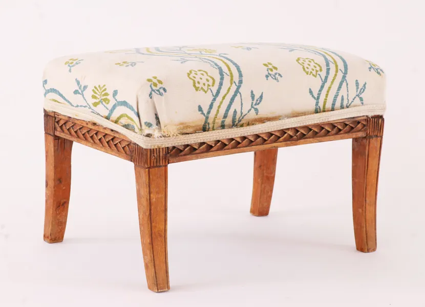 Fotpall, gustaviansk stil, 1800-tal