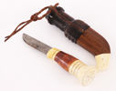 Kniv med slida, monogramsignerad AA