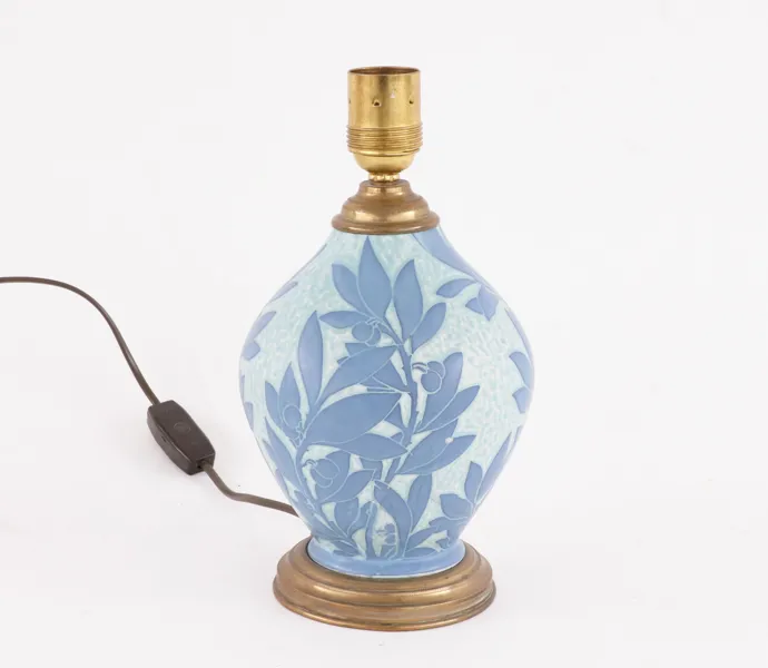 Bordslampa, "Sgrafitto", Josef Ekberg för Gustavsberg