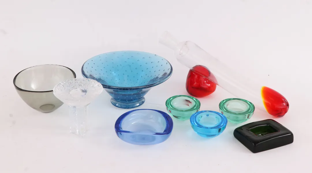 Konstglas 9 delar