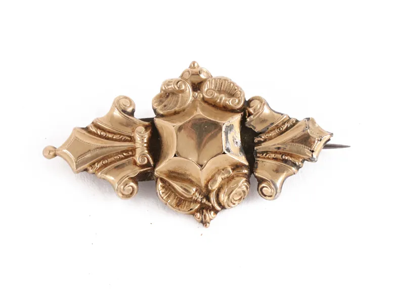 Brosch i 18k, 1800-tal