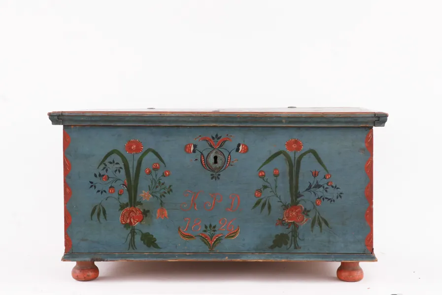 Kista, allmoge, Hälsingland, daterad 1826
