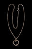Halsband med hänge, 18k vitguld