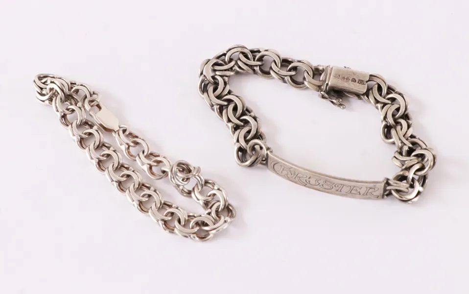 Armband 2st, silver