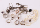 Parti smycken i sterlingsilver och silver