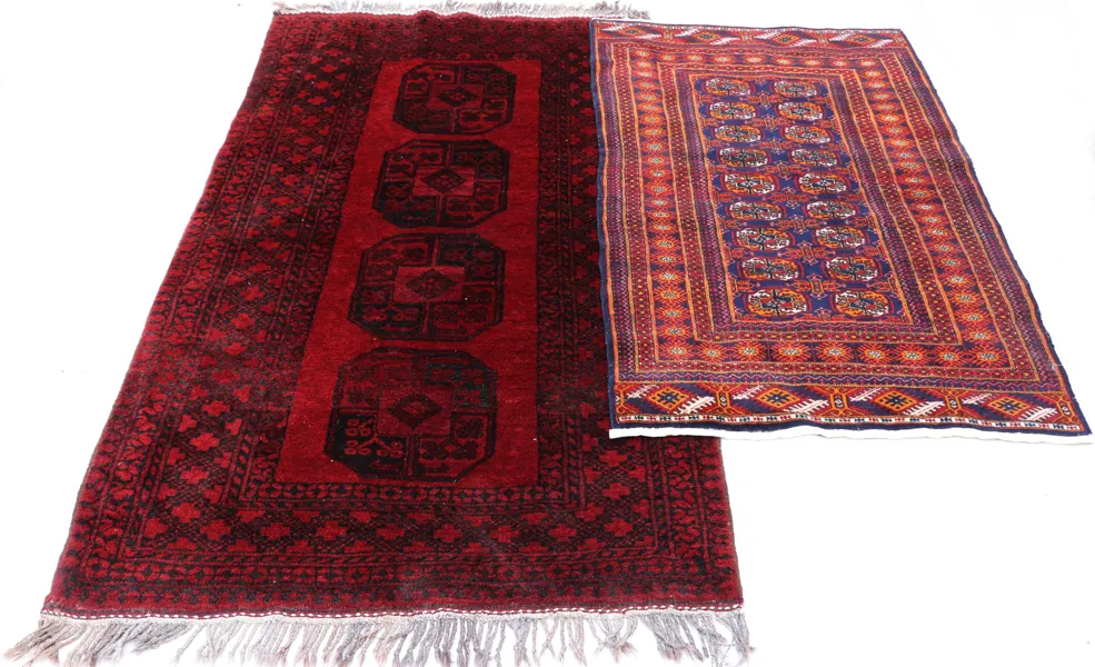 Handknutna mattor 2st, orientalisk