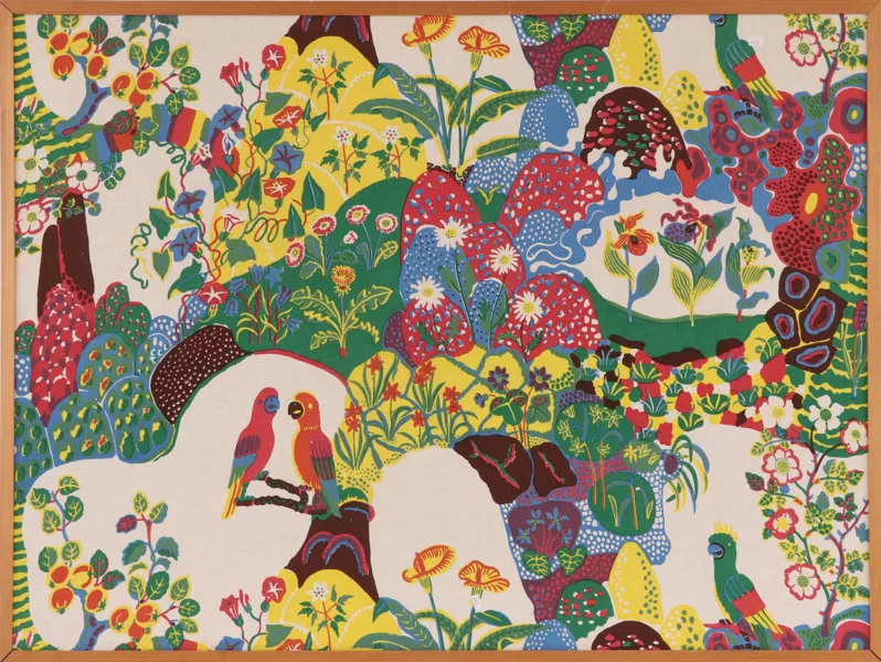 Textil, "Himalaya", Josef Frank för firma Svenskt Tenn