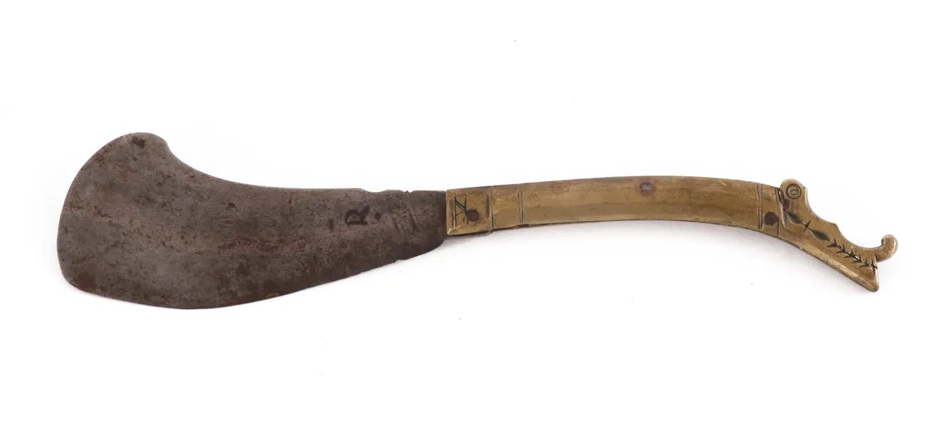 Gästabudskniv med gaffel, 17/1800-tal