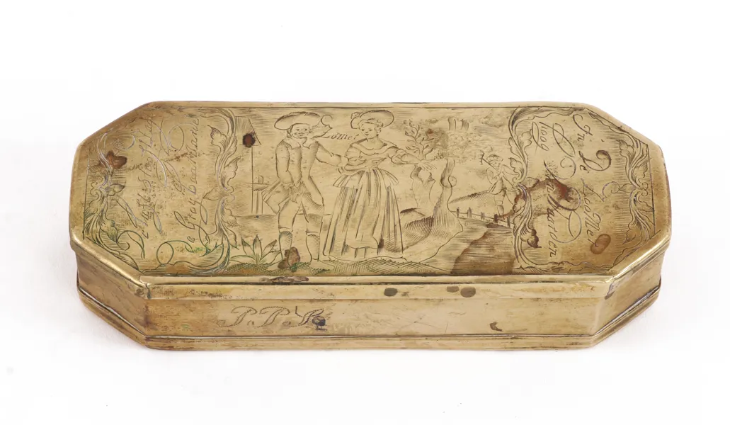 Tobaksdosa, Holland, 1700-tal