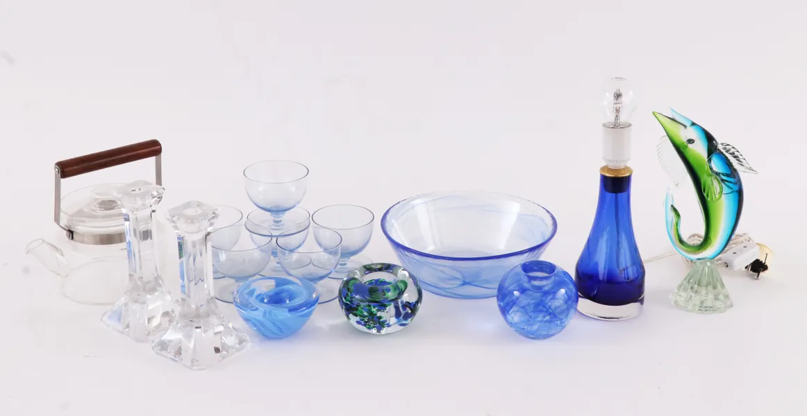 Glas och kristall 15 delar