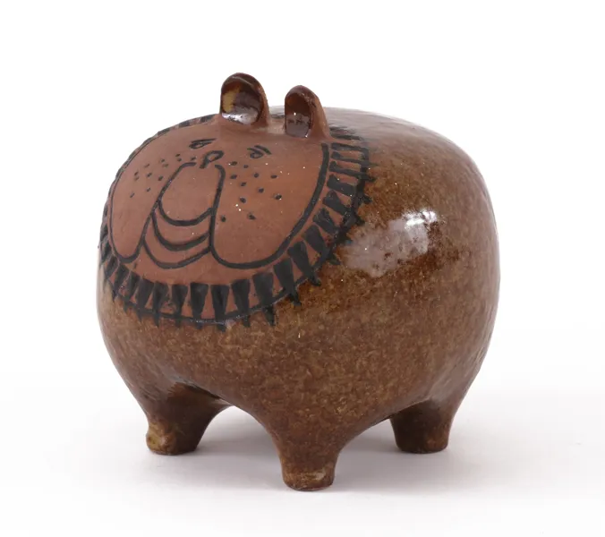Figurin, "Bulldog", Lisa Larson för Gustavsberg