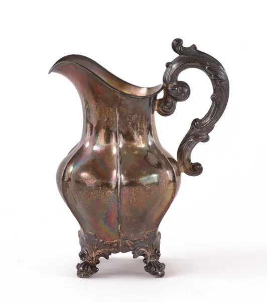 Gräddkanna i silver, nyrokoko, 1867