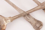 Matskedar 6st, silver, 1863
