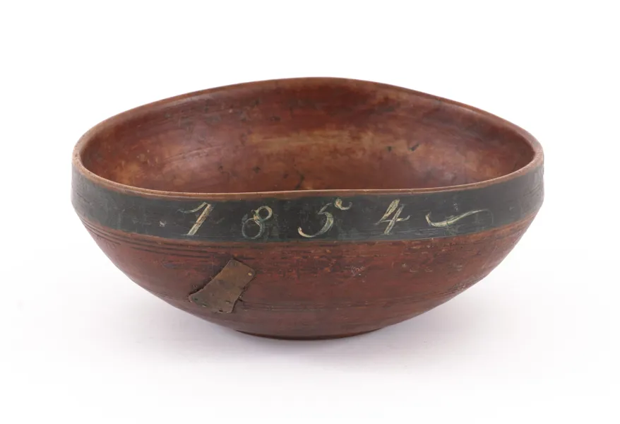Bolle, allmoge, Norge, daterad 1854