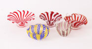 Konstglas 5 delar, Murano, Italien