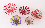 Konstglas 5 delar, Murano, Italien