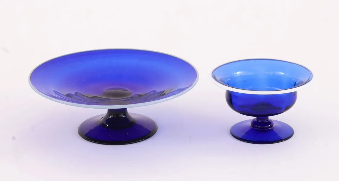 Glas 2 delar, 1800-tal