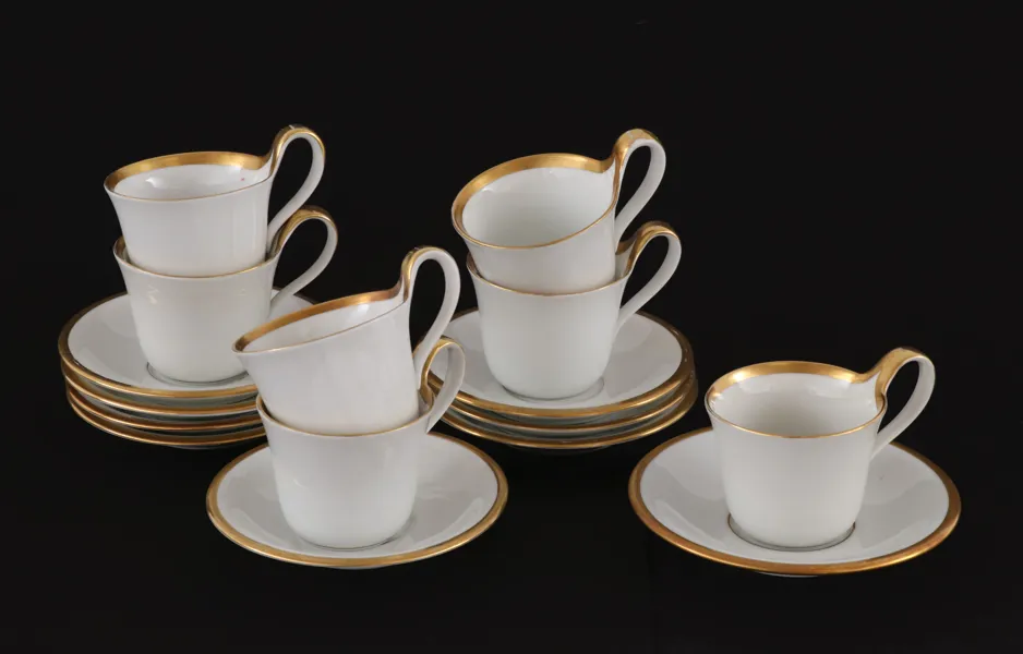 Kaffeservisdelar, "Golden Sun", Sigvard Bernadotte för Bing & Gröndahl