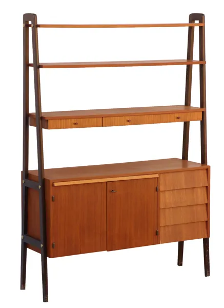 Bokhylla, 1950/60-tal